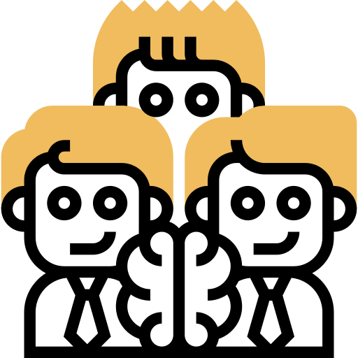 Brainstorming teamwork debate brainstorm icon
