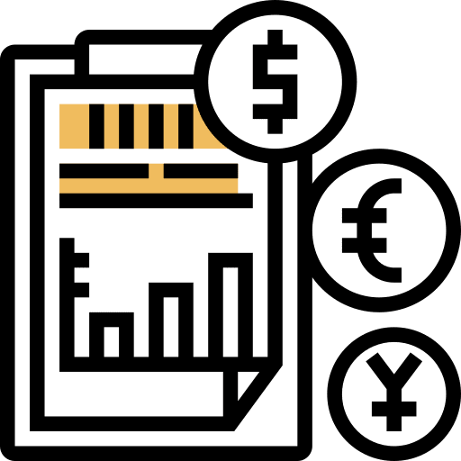 Money exchange trade value turnover icon