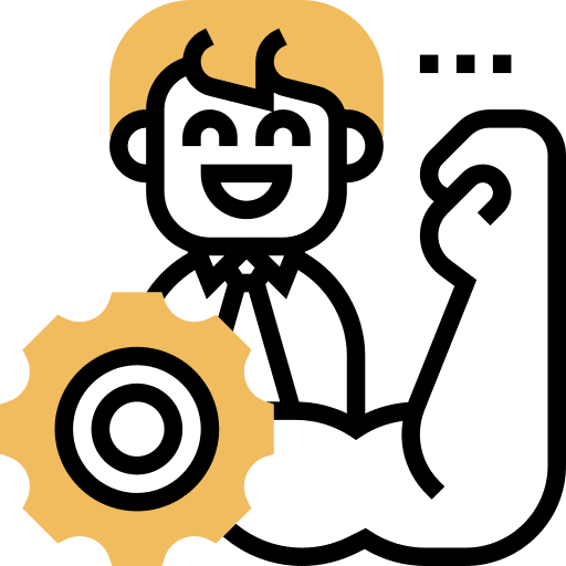 Strength strong people strength icon