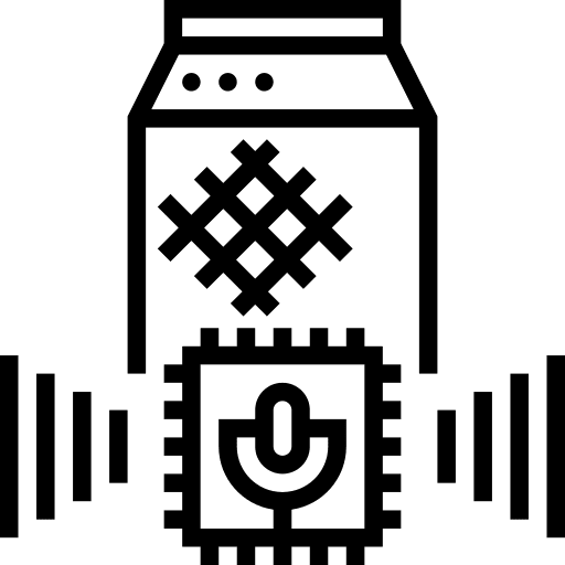 Voice processor sound processing icon Voice processor sound processing icon