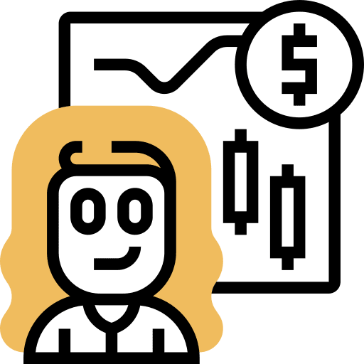 Equity equity businesswoman stock icon Equity equity businesswoman stock icon
