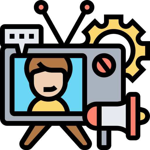 Advertisement marketing commercial television icon