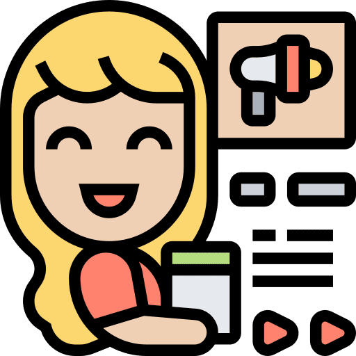 Advertising customer marketing product icon