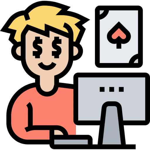 Casino casino gambling online entertainment icon