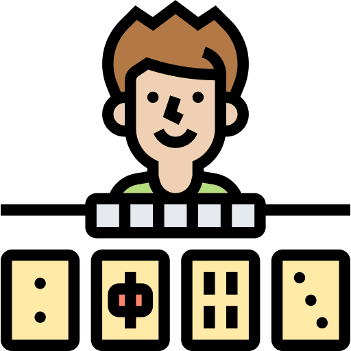 Mahjong casino man cultures icon