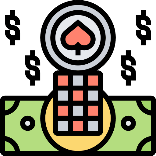 Chip game poker dollar icon Chip game poker dollar icon