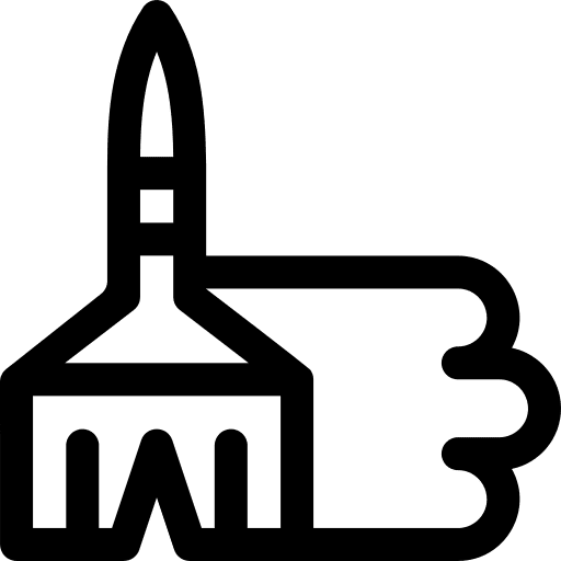 Paint brush construction repair painter icon