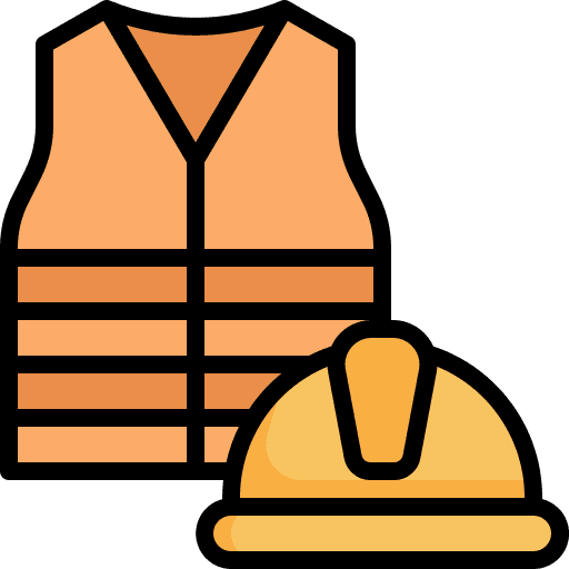 Helmet safety at work helmet security icon