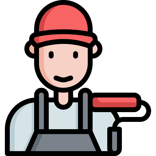 Painter avatar home repair improvement icon