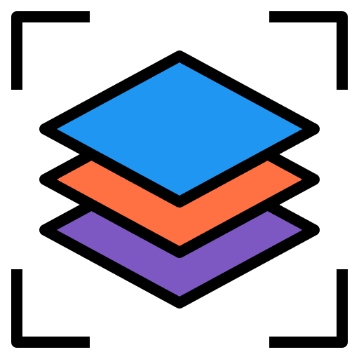 Layer edit tools design processing icon