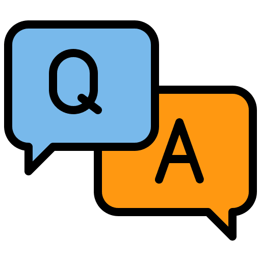 Question discussion communications qa icon