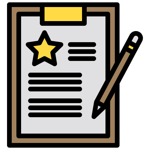Review review marketing clipboard icon