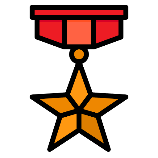 Medal reward champion medal icon