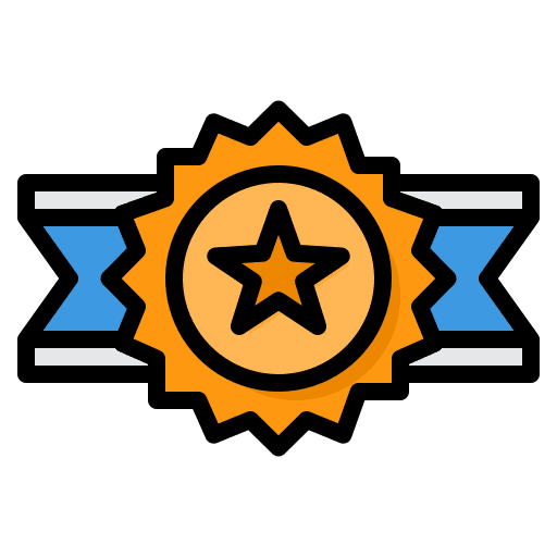 Medal reward winner champion icon