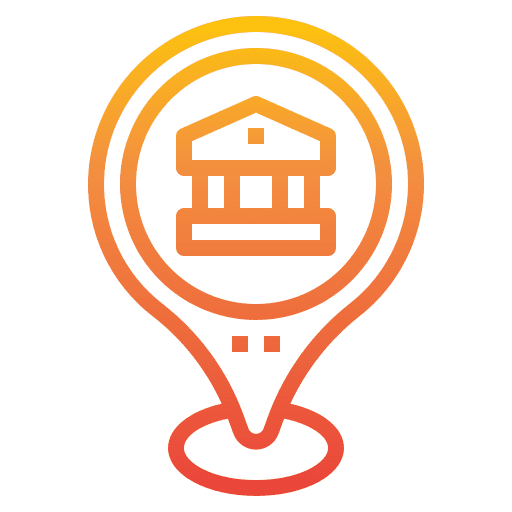 Bank navigation bank maps and location icon Bank navigation bank maps and location icon