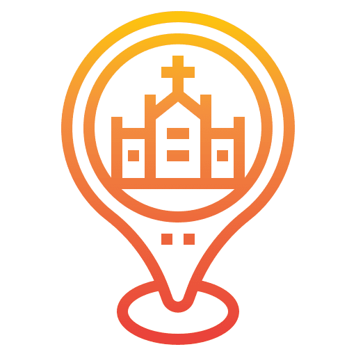 Church pin church placeholder icon Church pin church placeholder icon