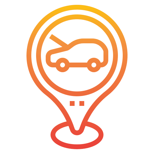 Garage pin placeholder car icon Garage pin placeholder car icon