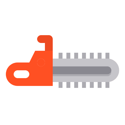 Chainsaw construction equipment carpenter icon