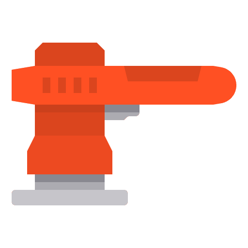 Sanding machine equipment construction construction and tools icon