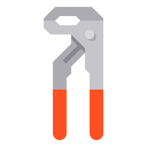 Groove joint pliers equipment work tool construction and tools icon