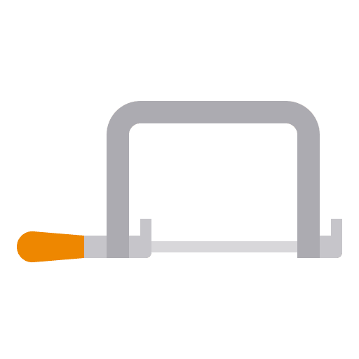 Jigsaw construction carpenter work tool icon