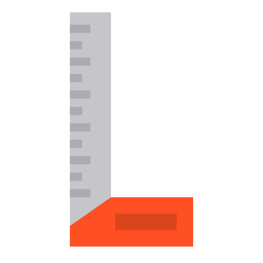 Ruler construction equipment carpenter icon