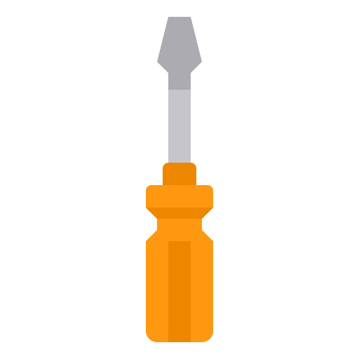 Screwdriver construction equipment work tool icon