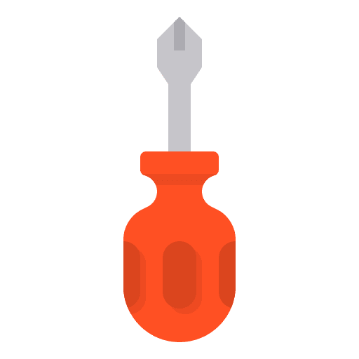 Screwdriver construction and tools equipment screwdriver icon
