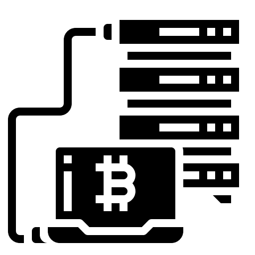 Big data business and finance bitcoin big data icon Big data business and finance bitcoin big data icon