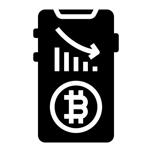 Trade down arrow trade business and finance icon Trade down arrow trade business and finance icon