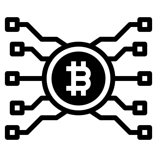 Bitcoin business cryptocurrency banking icon Bitcoin business cryptocurrency banking icon