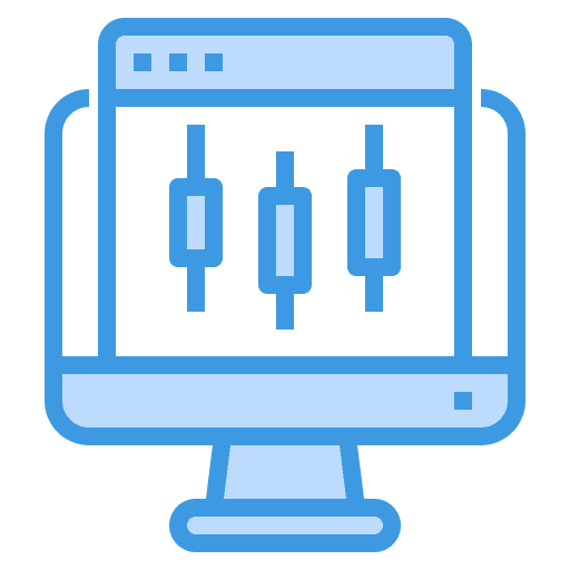 Chart market business and finance currency icon Chart market business and finance currency icon