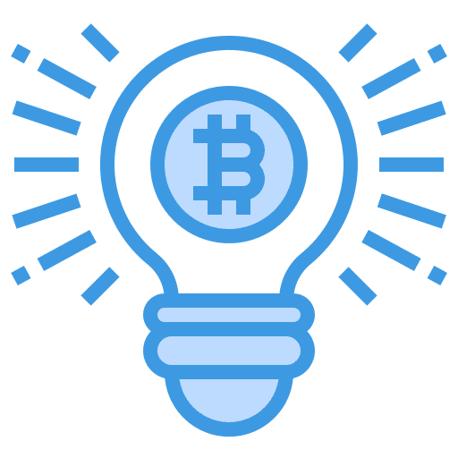 Light bulb innovation light bulb banking icon