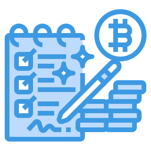 Ledger bitcoin coins document icon Ledger bitcoin coins document icon