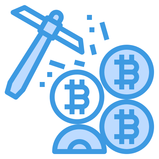 Mining banking business and finance mining icon Mining banking business and finance mining icon