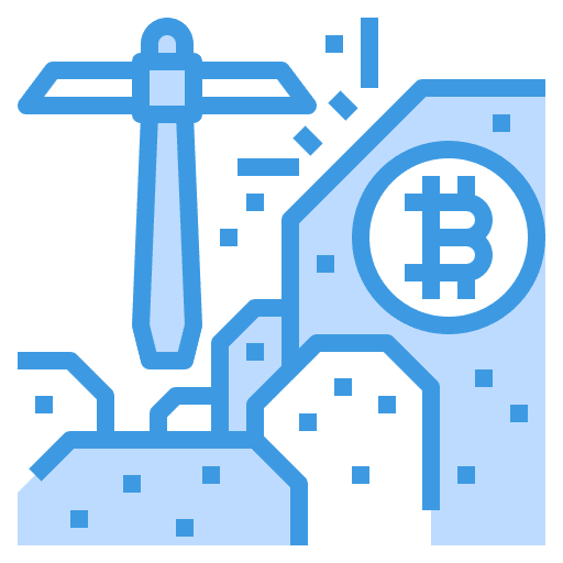 Mining bitcoin coins mining icon Mining bitcoin coins mining icon