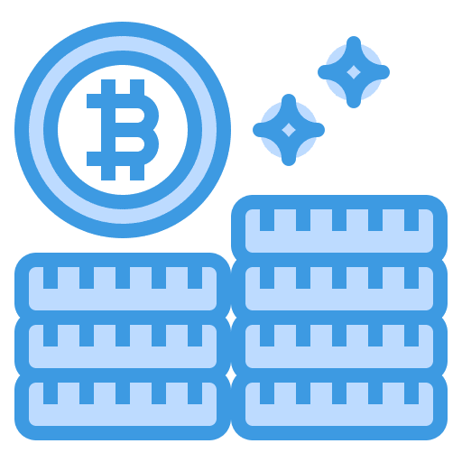 Bitcoin banking business and finance investment icon Bitcoin banking business and finance investment icon