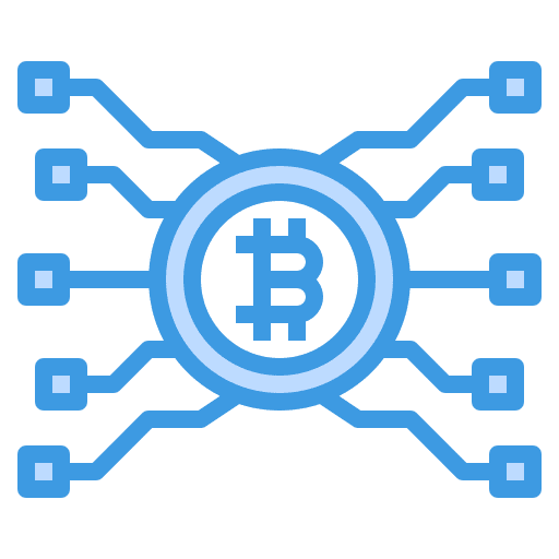 Bitcoin business banking coding icon Bitcoin business banking coding icon
