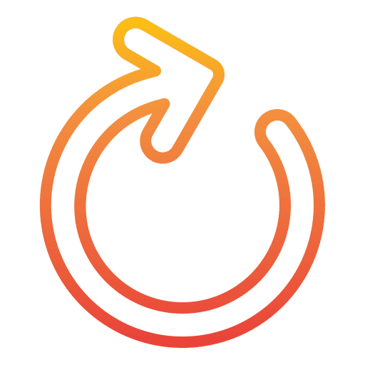Redo ui directional circular arrow icon