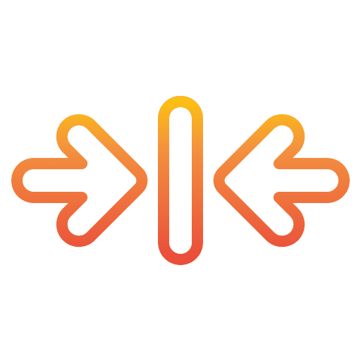 Collapse left arrow move interface icon Collapse left arrow move interface icon