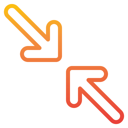 Minimize orientation compact direction icon Minimize orientation compact direction icon