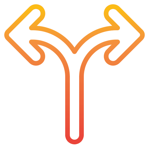 Alternate split arrows alternate icon Alternate split arrows alternate icon