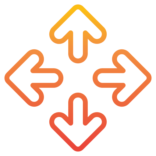 Move direction ui arrows icon Move direction ui arrows icon