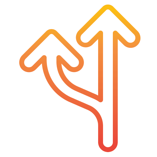 Straight straight arrows interface icon Straight straight arrows interface icon