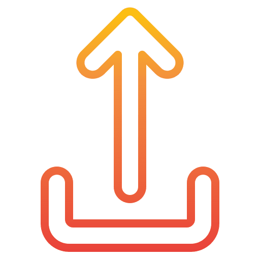 Upload up arrow multimedia option upload icon Upload up arrow multimedia option upload icon