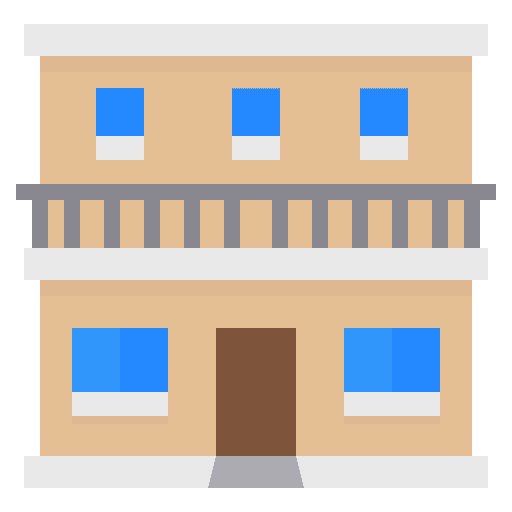 Apartment real estate construction property icon