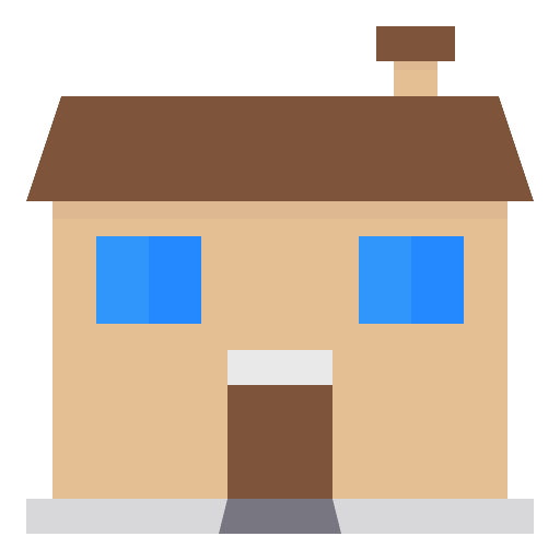 House building construction property icon