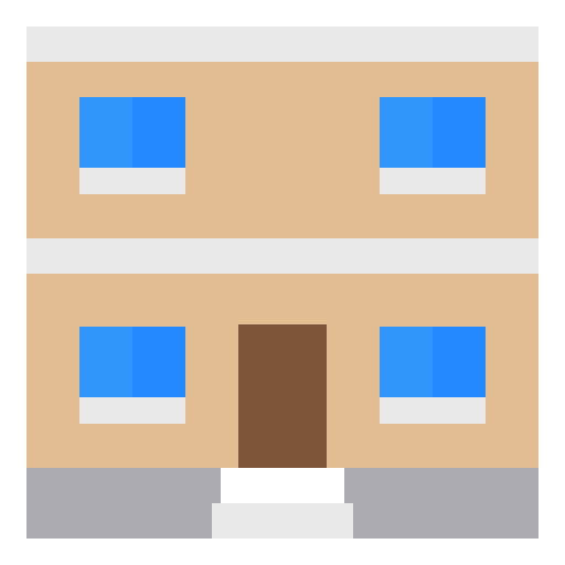 House real estate property home icon