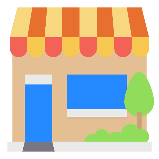 Shop shop building store icon