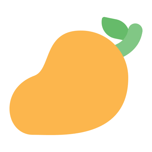 Mango vegetarian healthy food food and restaurant icon